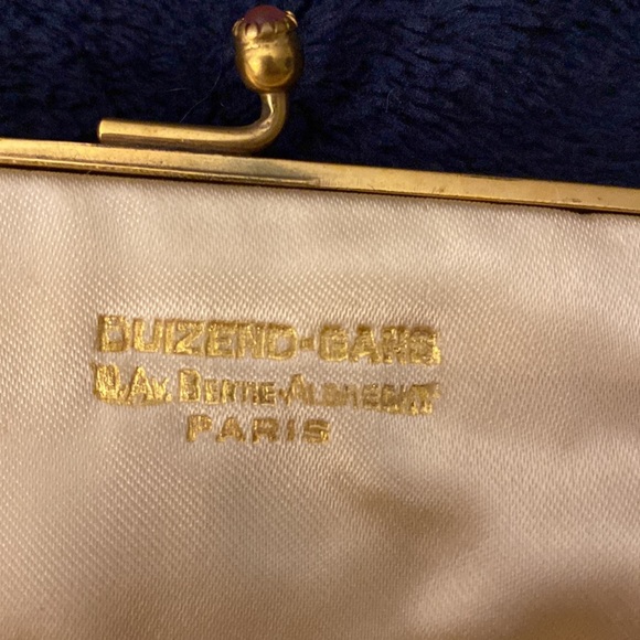 Vintage 60s Duizend-Gans Paris couture beaded clutch - Picture 9 of 16